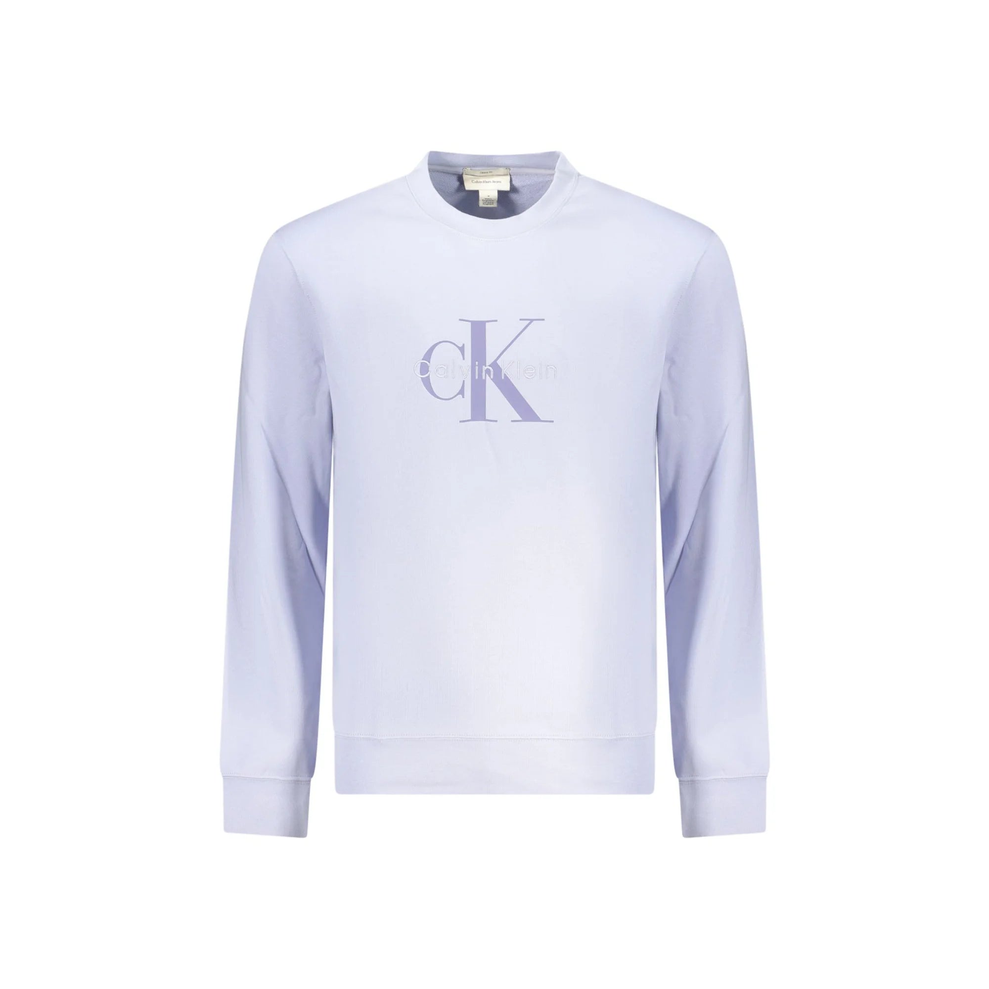 CALVIN KLEIN FELPA SENZA ZIP UOMO VIOLA
