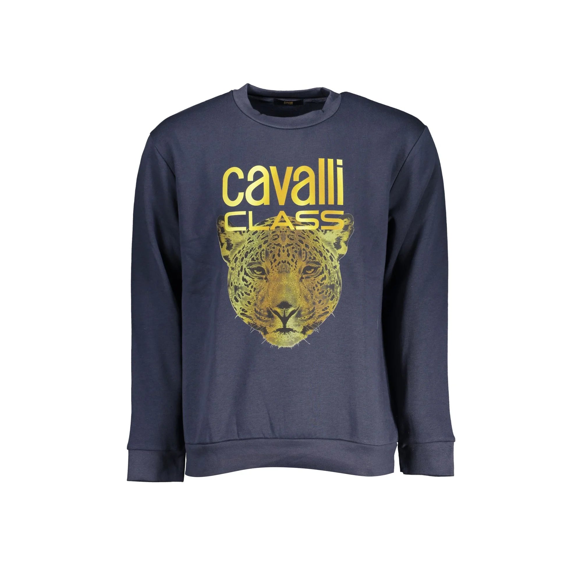 CAVALLI CLASS FELPA SENZA ZIP UOMO BLU