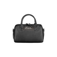 Alv By Alviero Martini Borsa a Tracolla Donna Nera Zip Logo