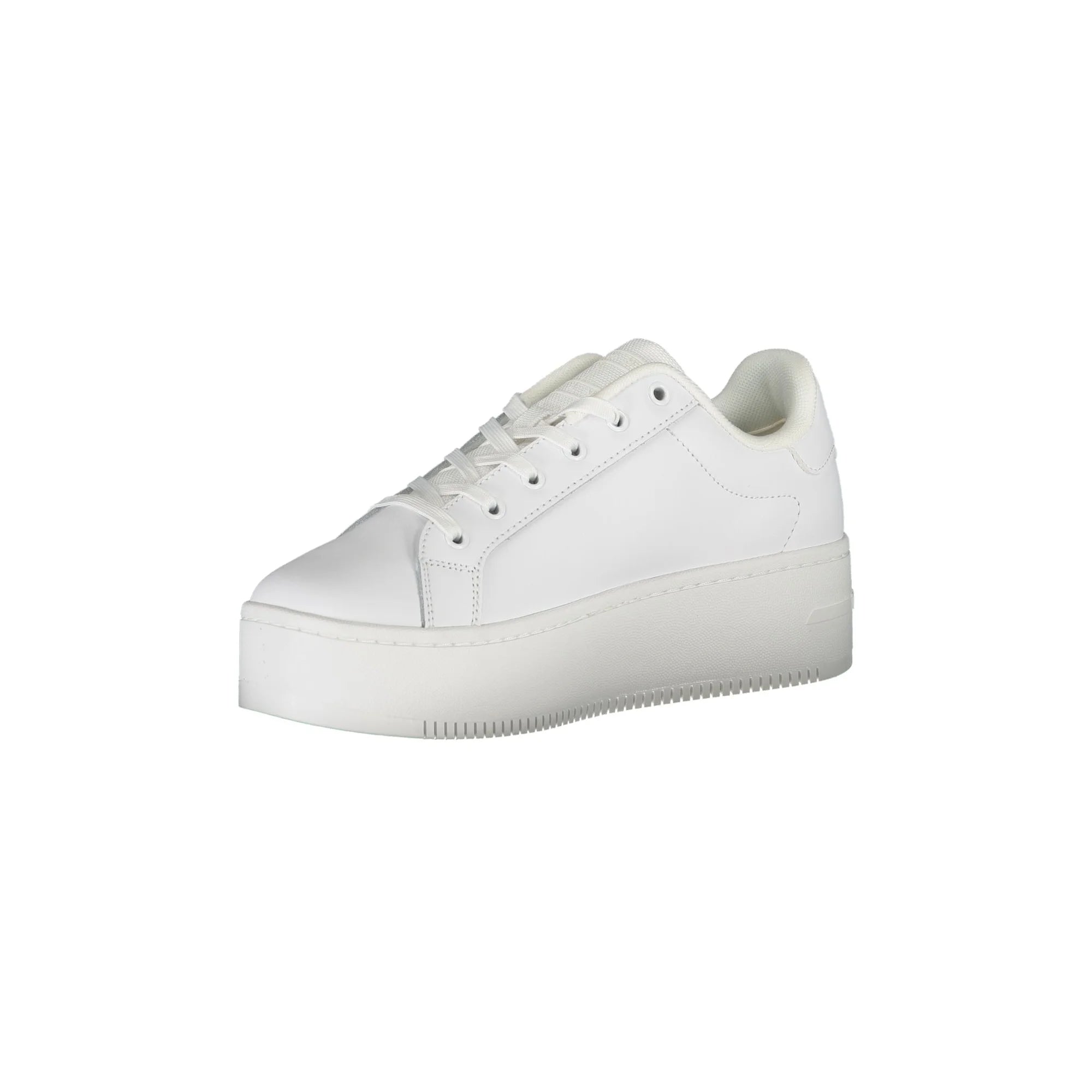 TOMMY HILFIGER Scarpe Donna Bianche in Stile Sportivo Sneakers bianco - vista 3