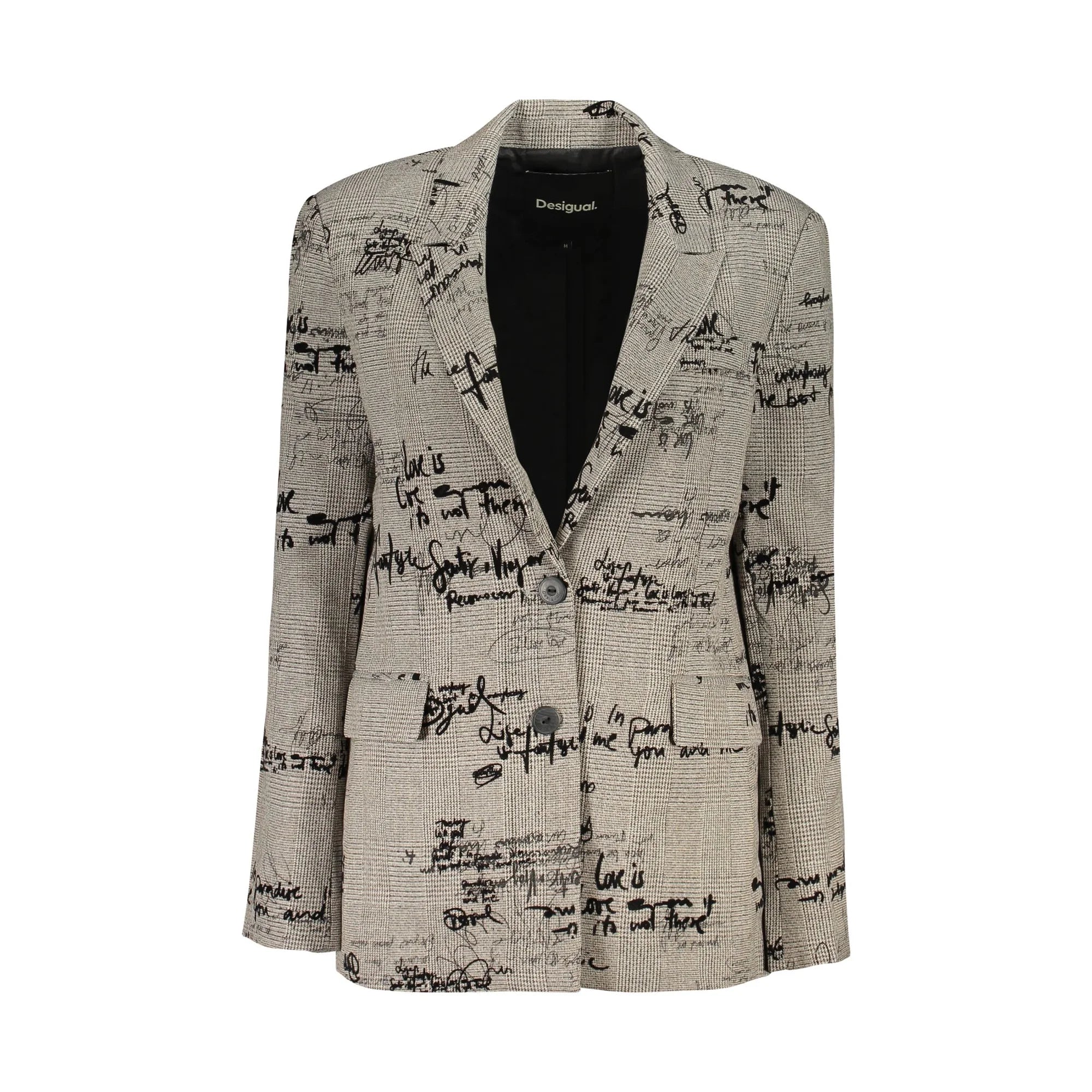 DESIGUAL GIACCA CLASSICA DONNA GRIGIO