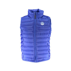 North Sails Giubbotto Bambino Blu Zip Logo