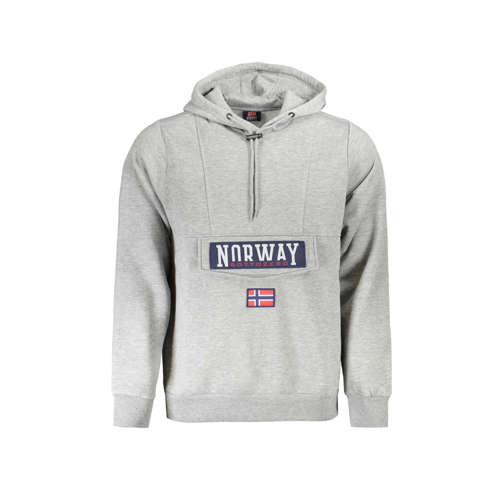 NORWAY 1963 FELPA SENZA ZIP UOMO GRIGIO