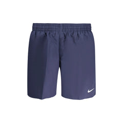 Nike Costume da Mare Uomo Blu Ricamo