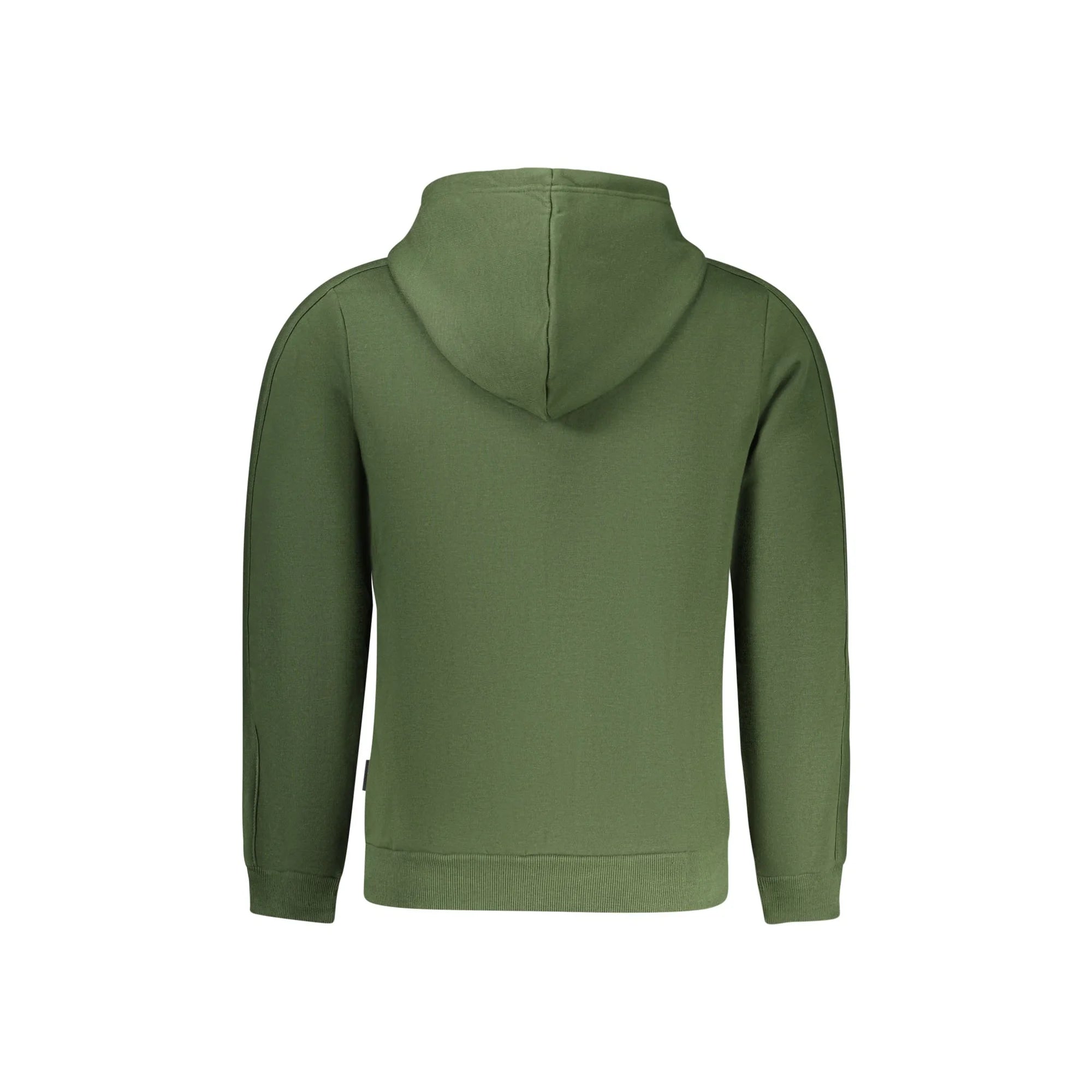 U.S. GRAND FELPA CON ZIP UOMO VERDE