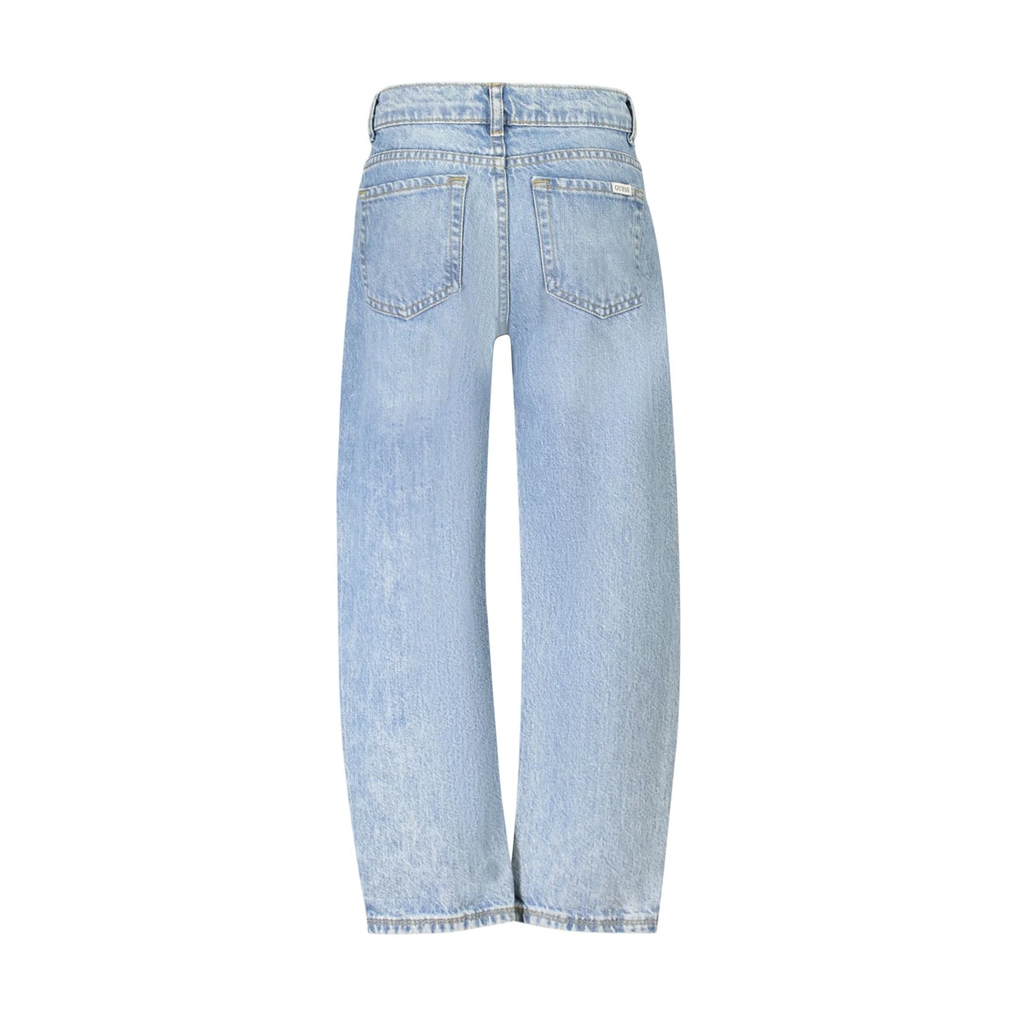 Guess Jeans Bambina Azzurri Effetto Slavato Logo bambino - vista 2