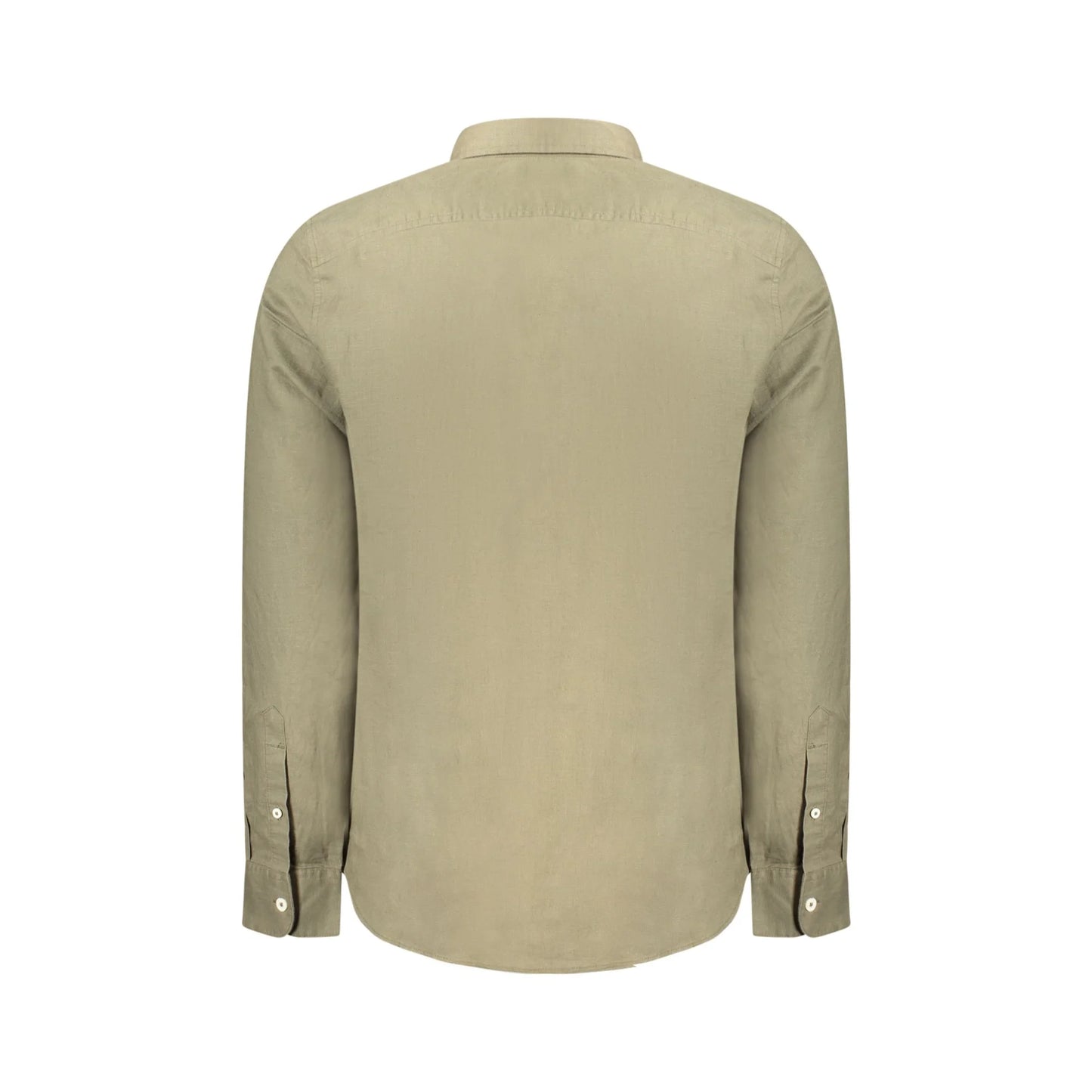 Timberland Camicia Maniche Lunghe Uomo Verde Ricamo Camicie - vista 2