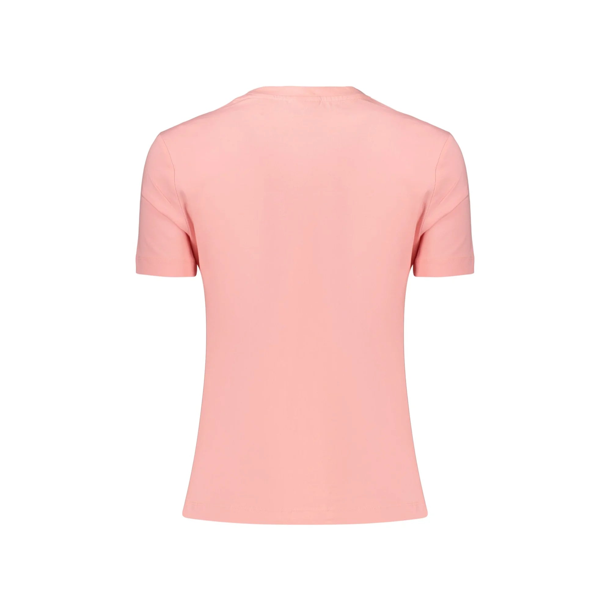 GUESS JEANS T-SHIRT MANICHE CORTE DONNA ROSA