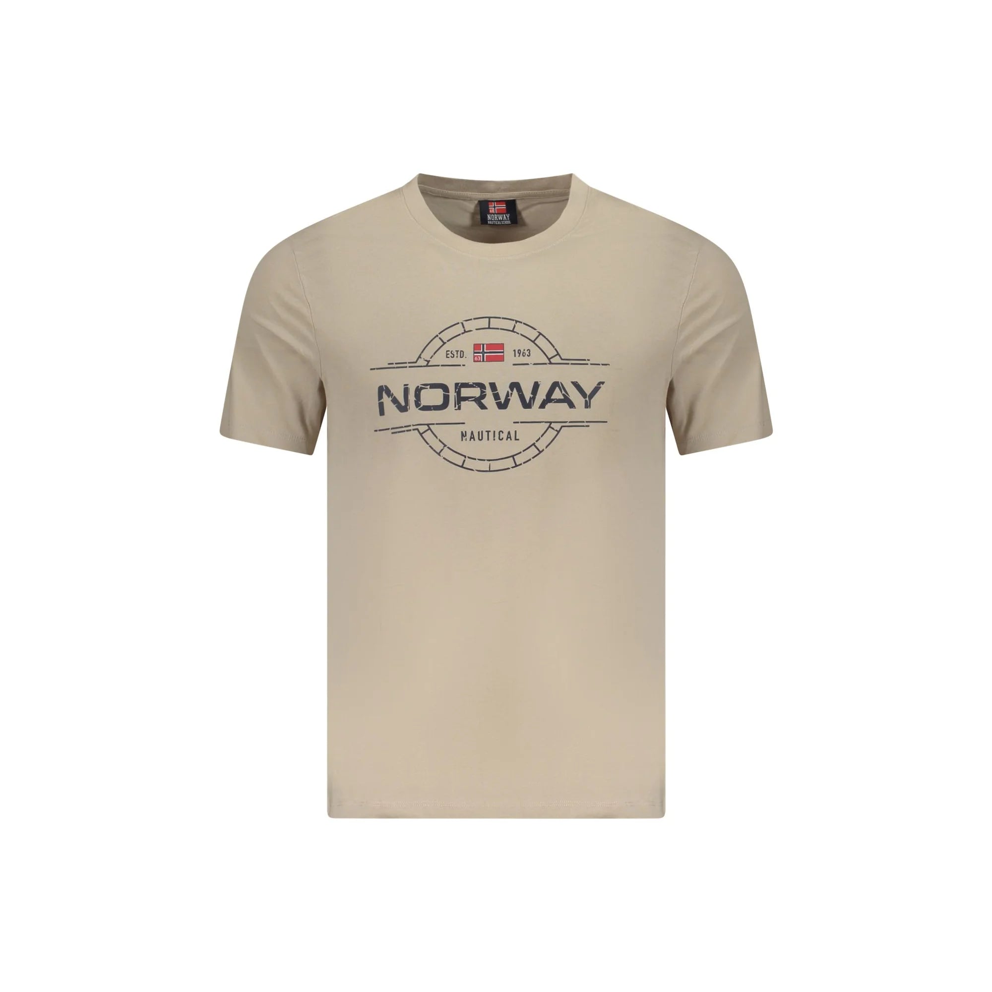 NORWAY 1963 T-SHIRT MANICHE CORTE UOMO BEIGE