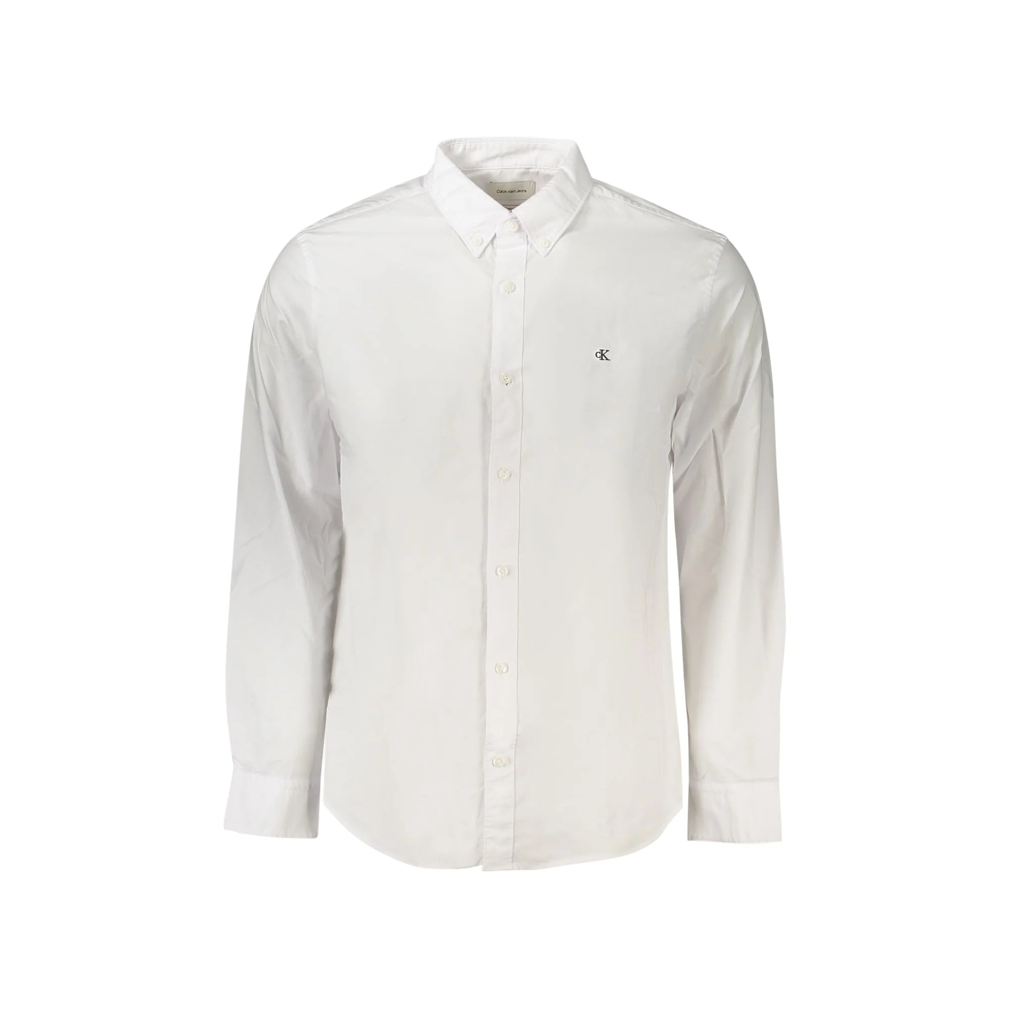 Calvin Klein Camicia Maniche Lunghe Uomo Bianca Ricamo Camicie Bianco - foto prodotto