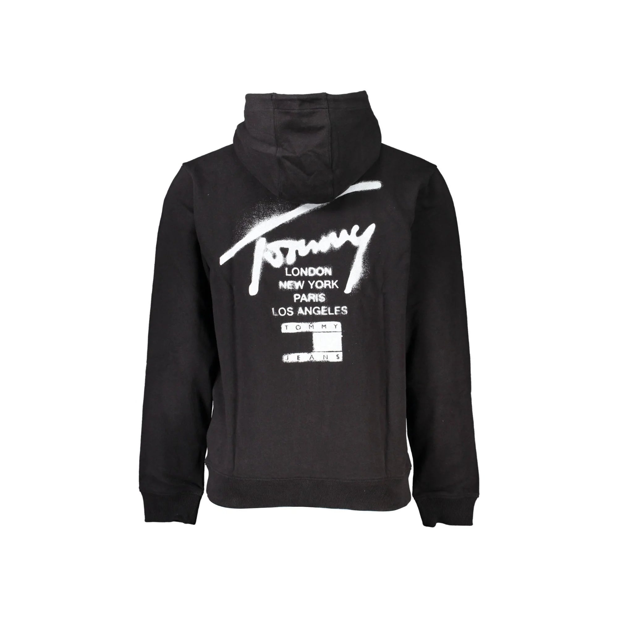 TOMMY HILFIGER FELPA CON ZIP UOMO NERO