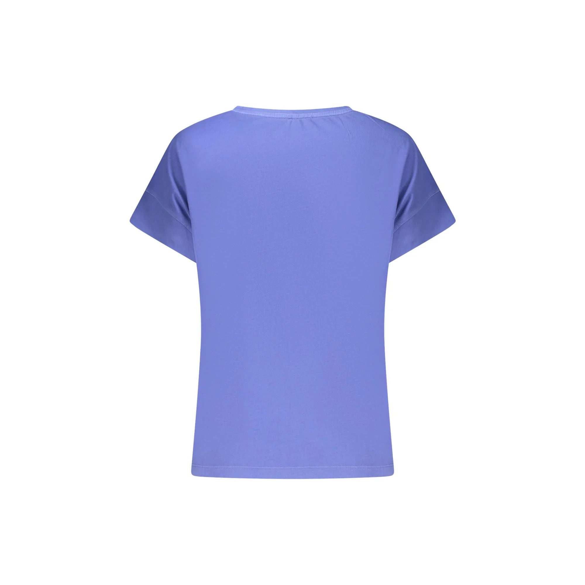 North Sails T-Shirt Maniche Corte Donna Blu Stampa in Rilievo - vista 2