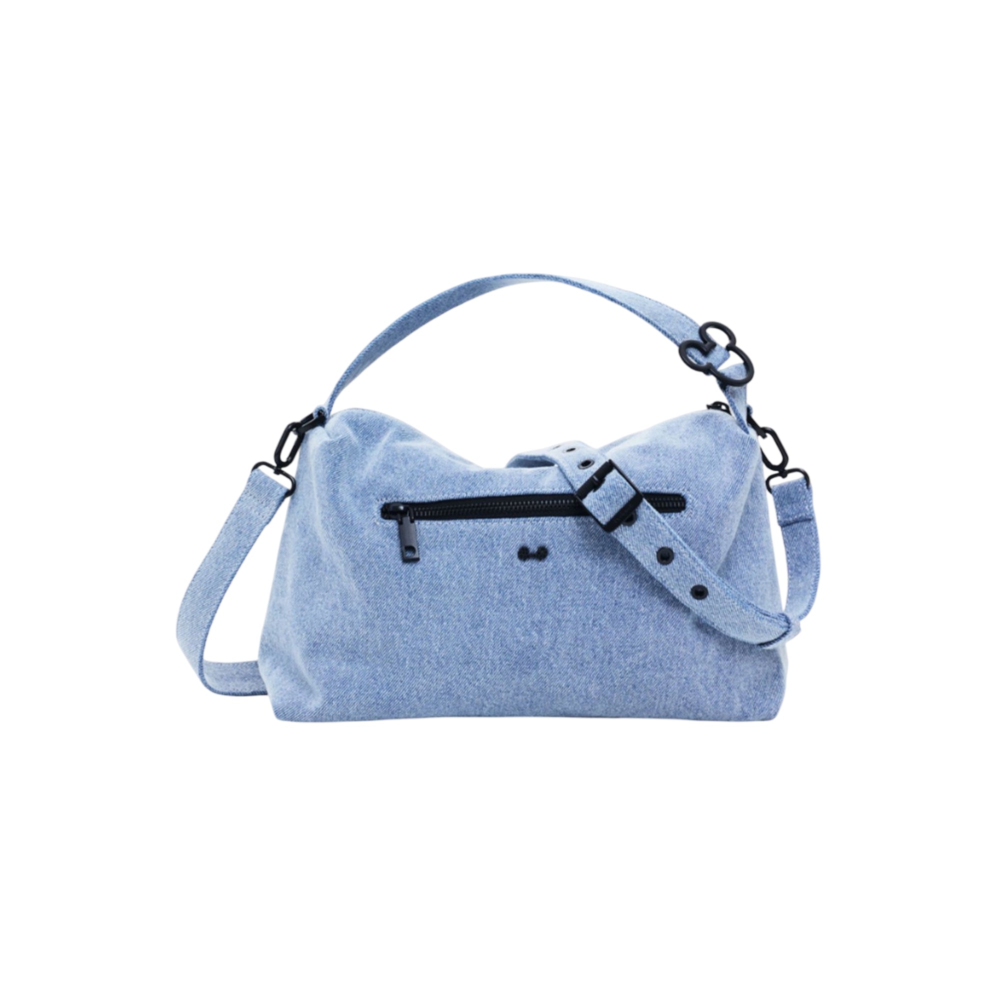 Borsa Donna a Tracolla Desigual Mickey in Denim Blu con Topolino