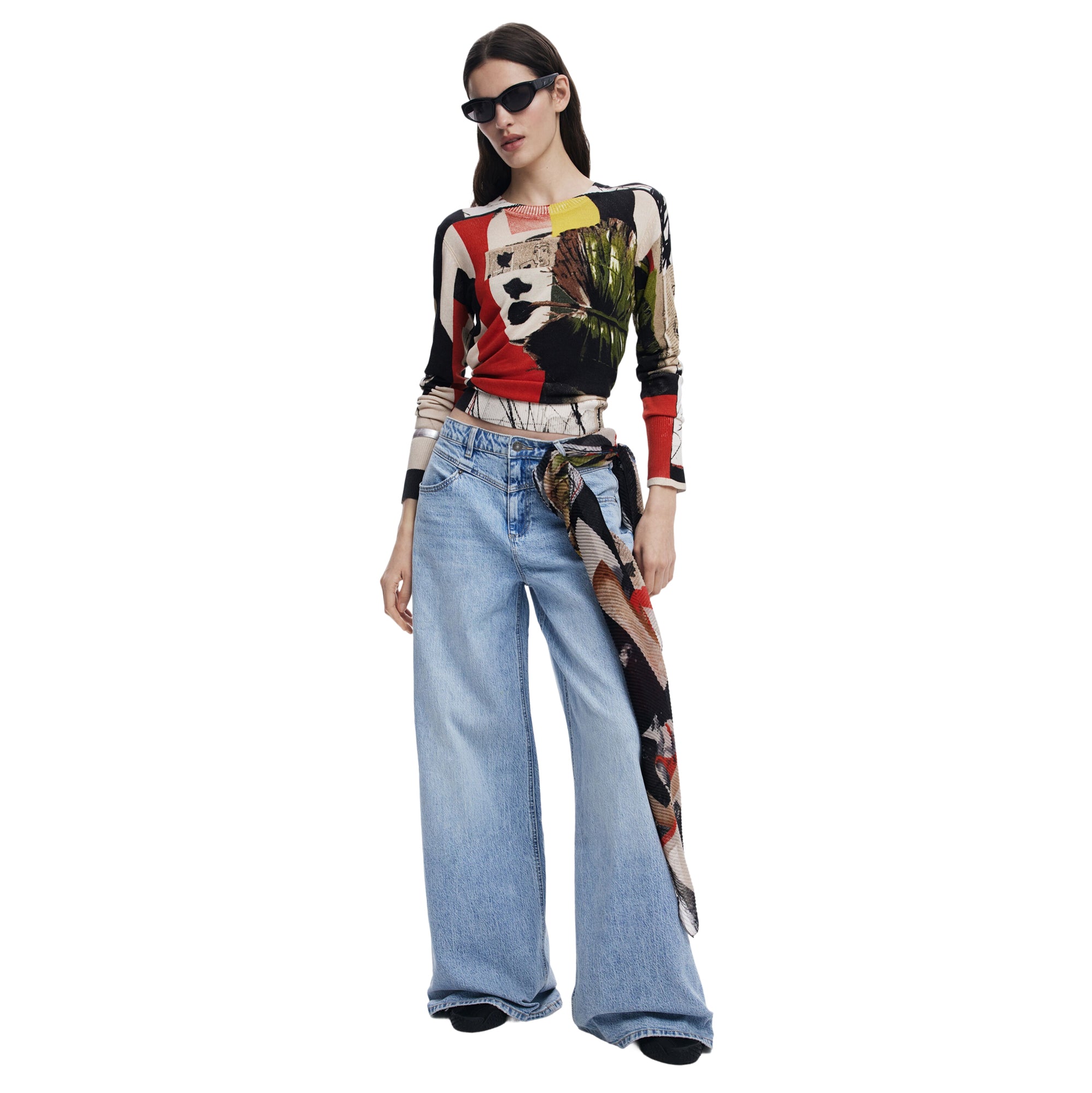 Foulard Donna Desigual by Christian Lacroix in Poliestere 180x80 cm