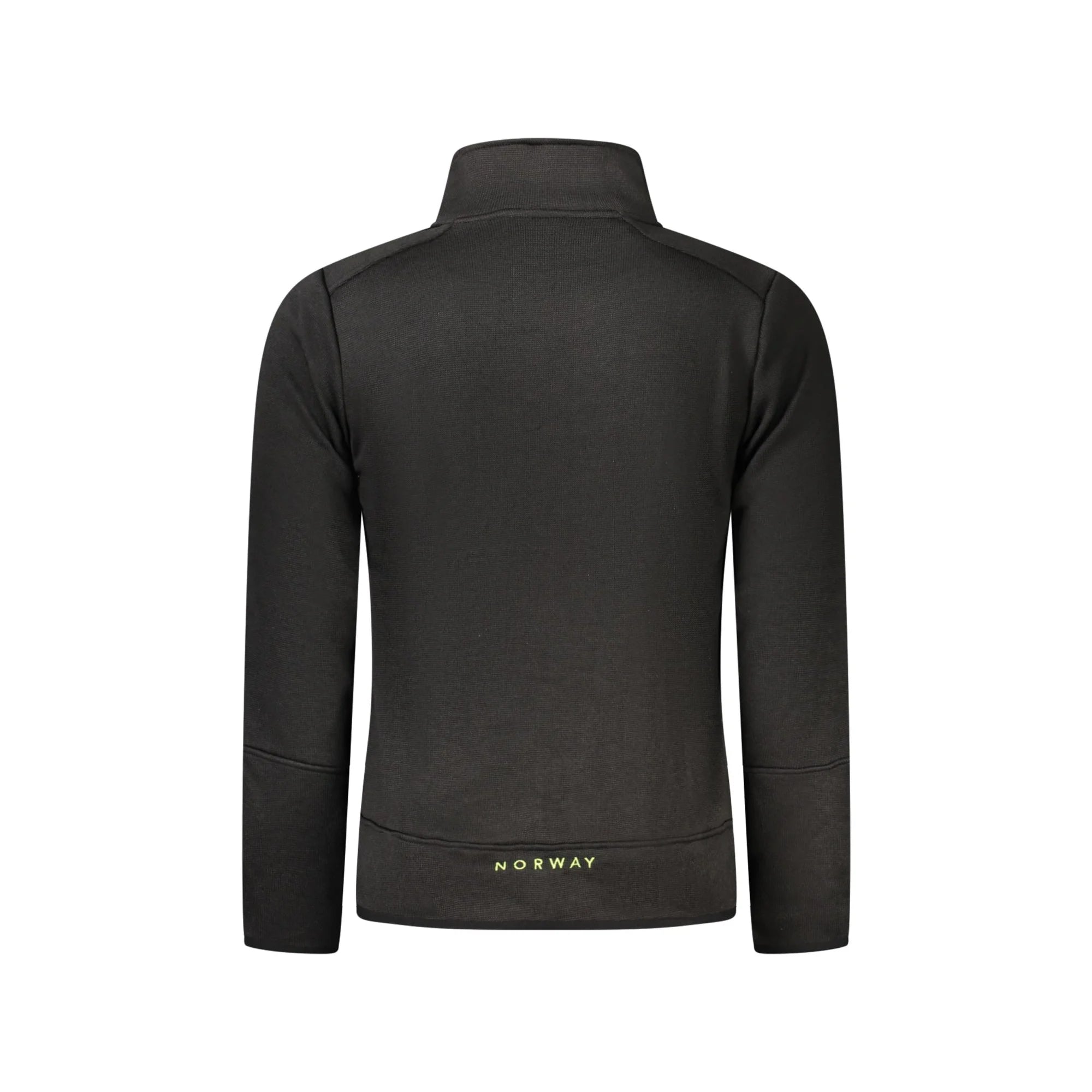 NORWAY 1963 FELPA CON ZIP UOMO NERO