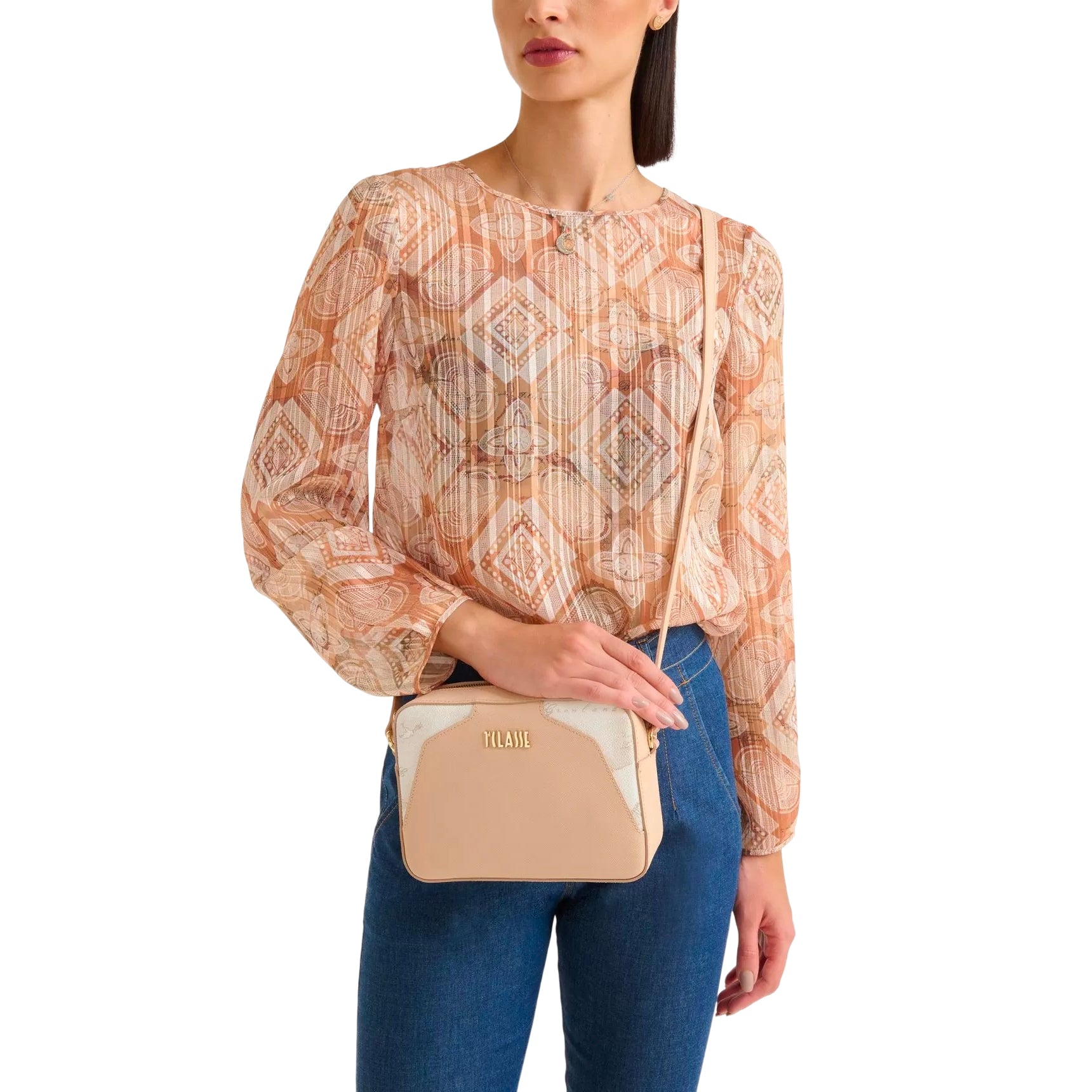 Borsa Donna a Tracolla Piccola Java City Mandorla Alviero Martini