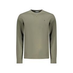 Coveri Moving Sudadera de Manga Larga Hombre Verde Bordado