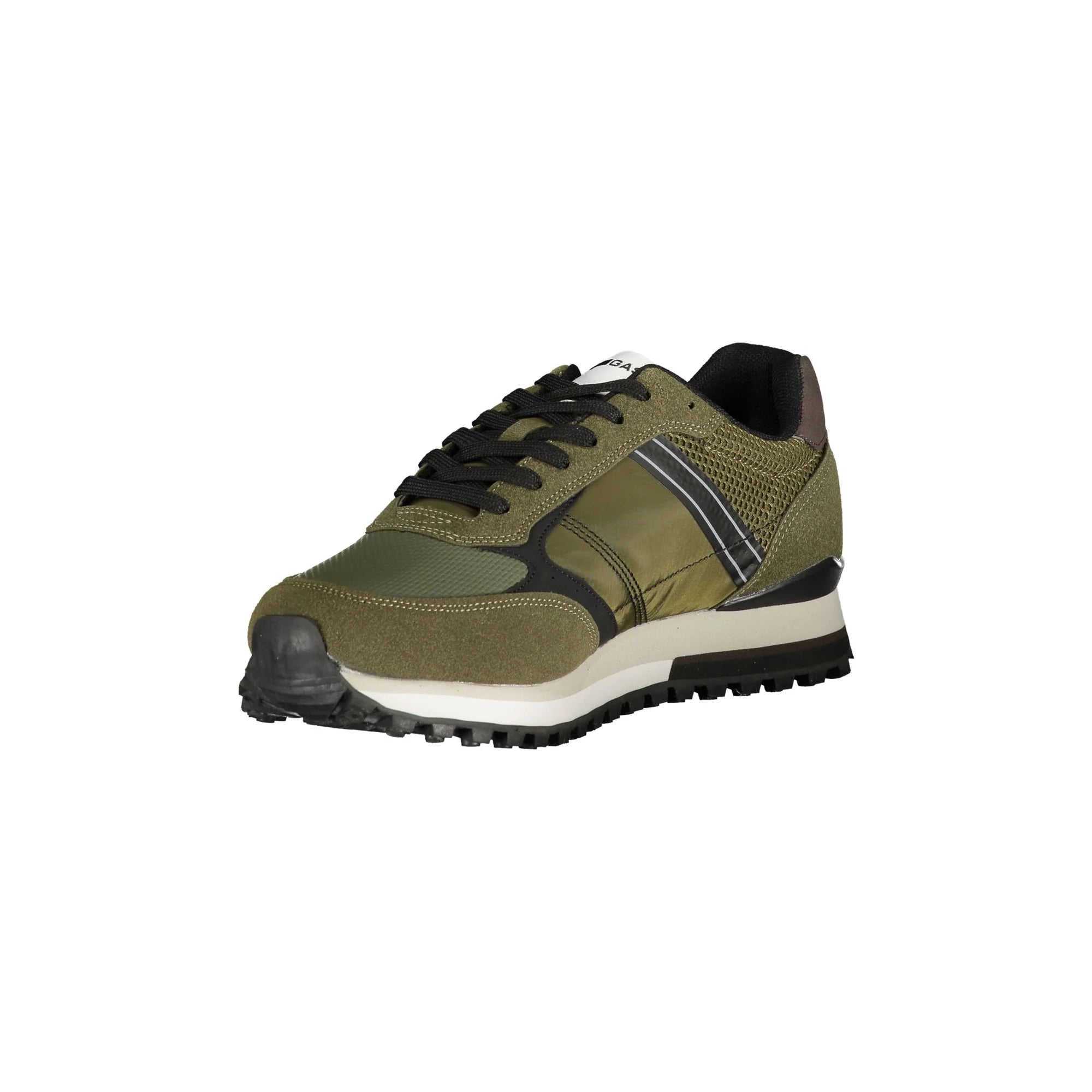 Gas Sneakers Uomo Verdi Stampa Logo - vista 3