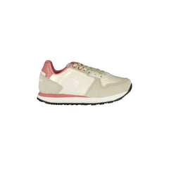 U.S. POLO ASSN. Sneakers Bambino Beige con Dettagli a Contrasto