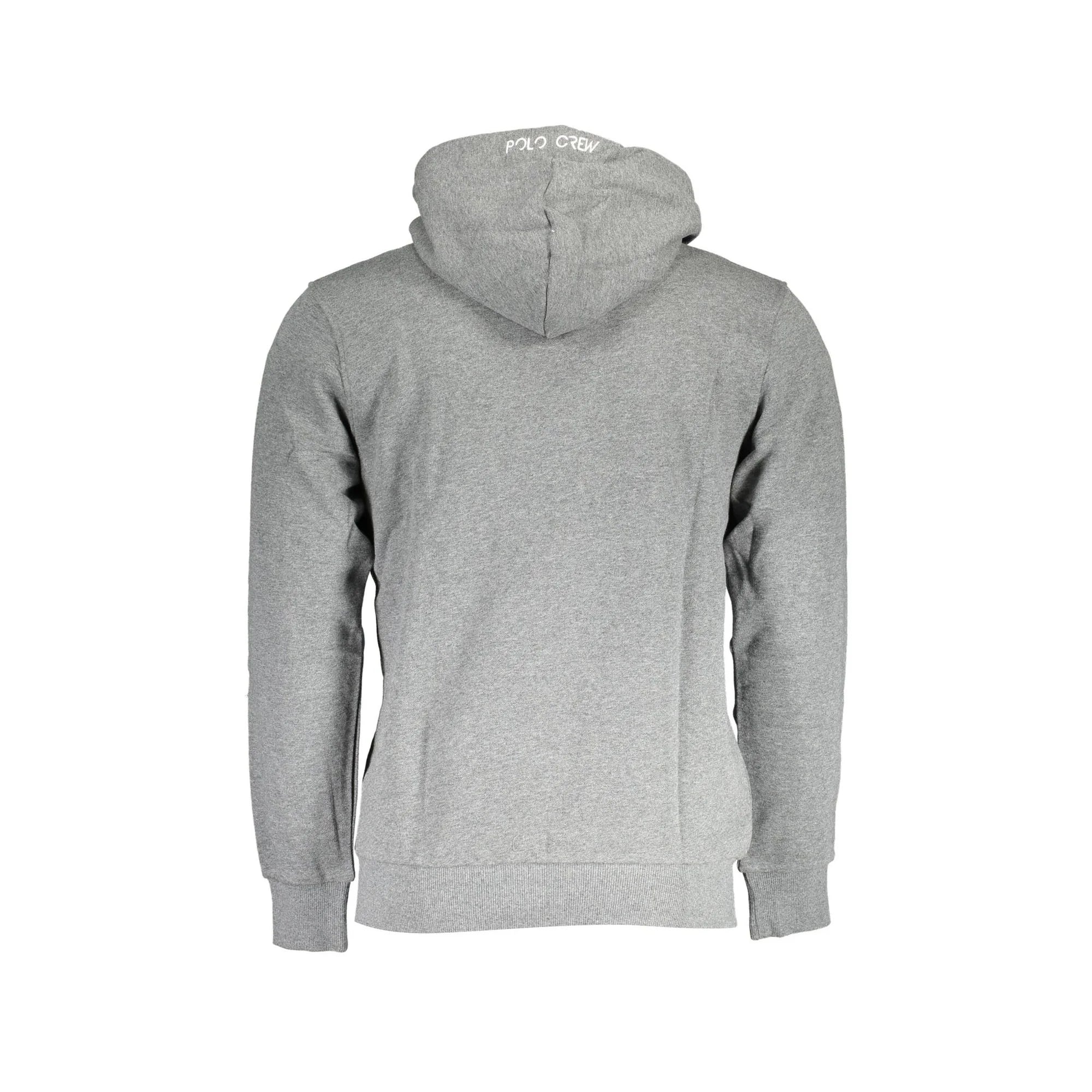 LA MARTINA FELPA CON ZIP UOMO GRIGIO