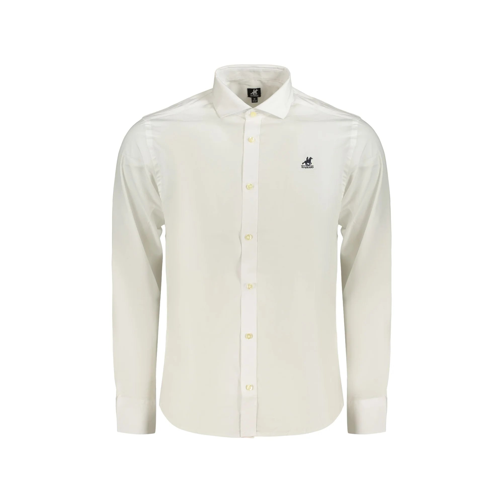 U.S. GRAND CAMICIA MANICHE LUNGHE UOMO BIANCO