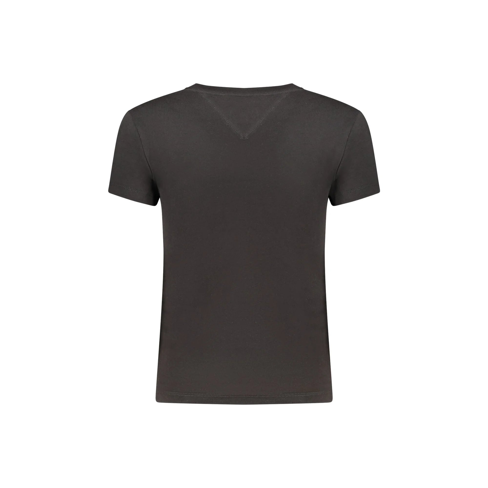 TOMMY HILFIGER T-SHIRT MANICHE CORTE DONNA NERO