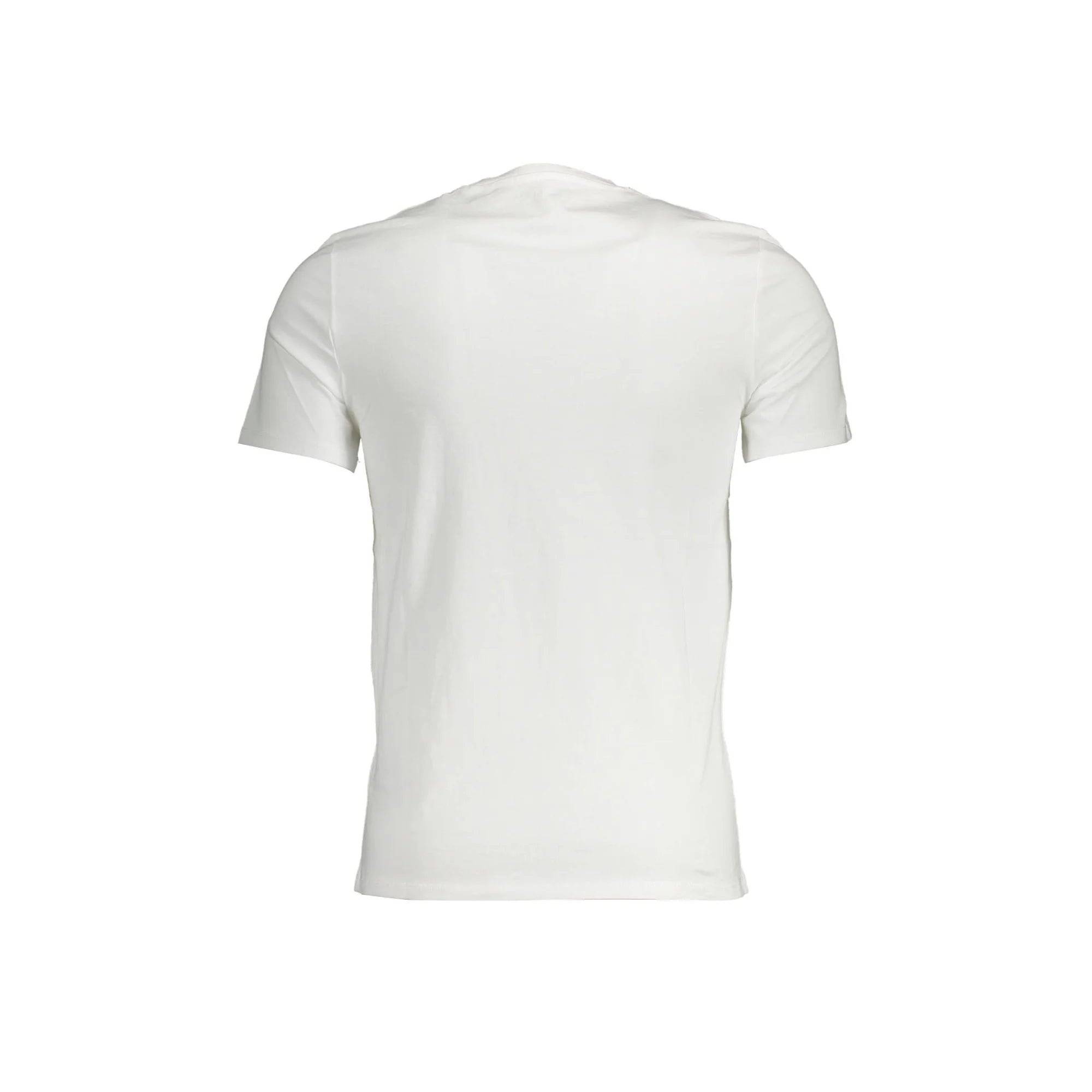 GUESS JEANS T-SHIRT MANICHE CORTE UOMO BIANCO