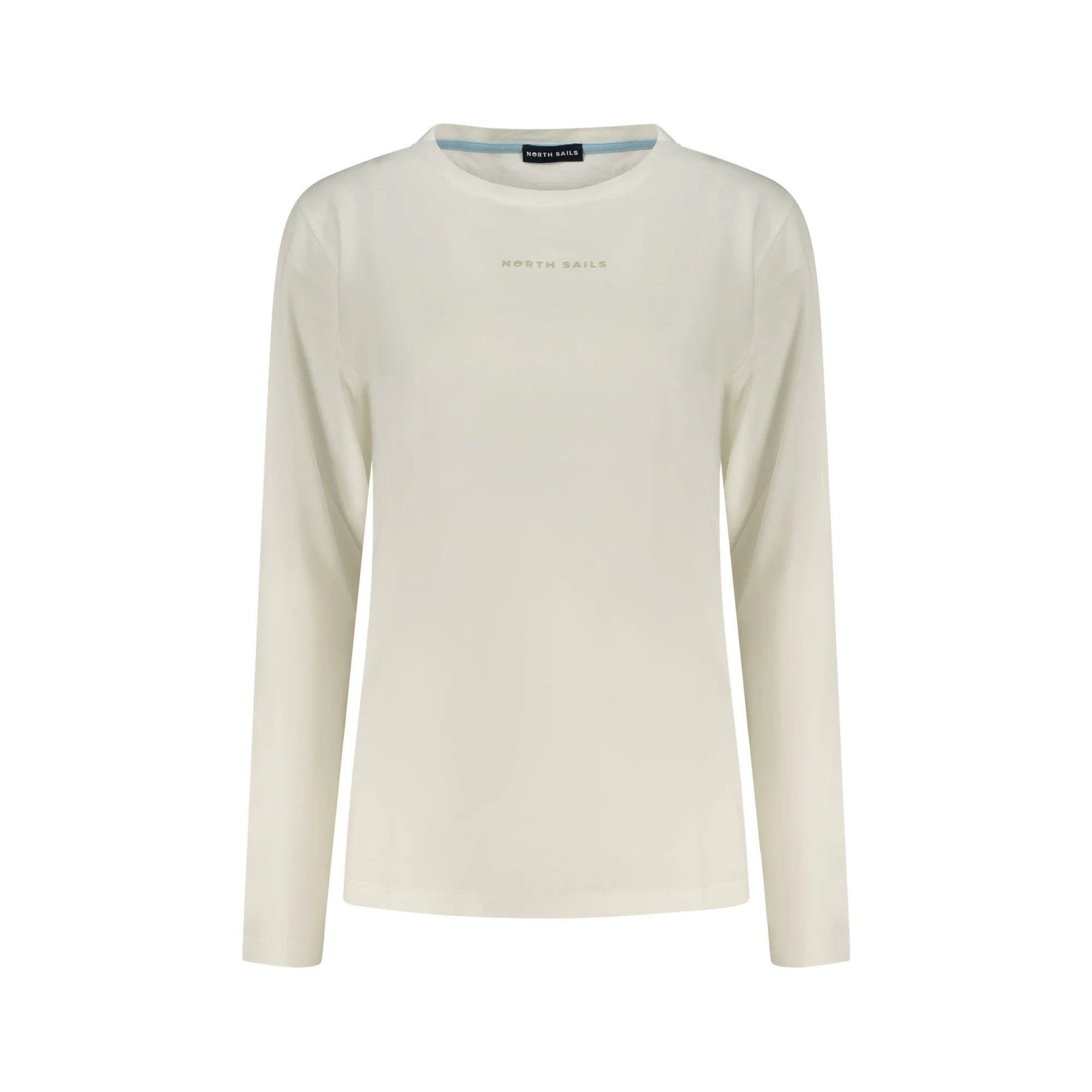 North Sails T-Shirt Maniche Lunghe Donna Bianca Stampa in Rilievo Bianco - foto prodotto