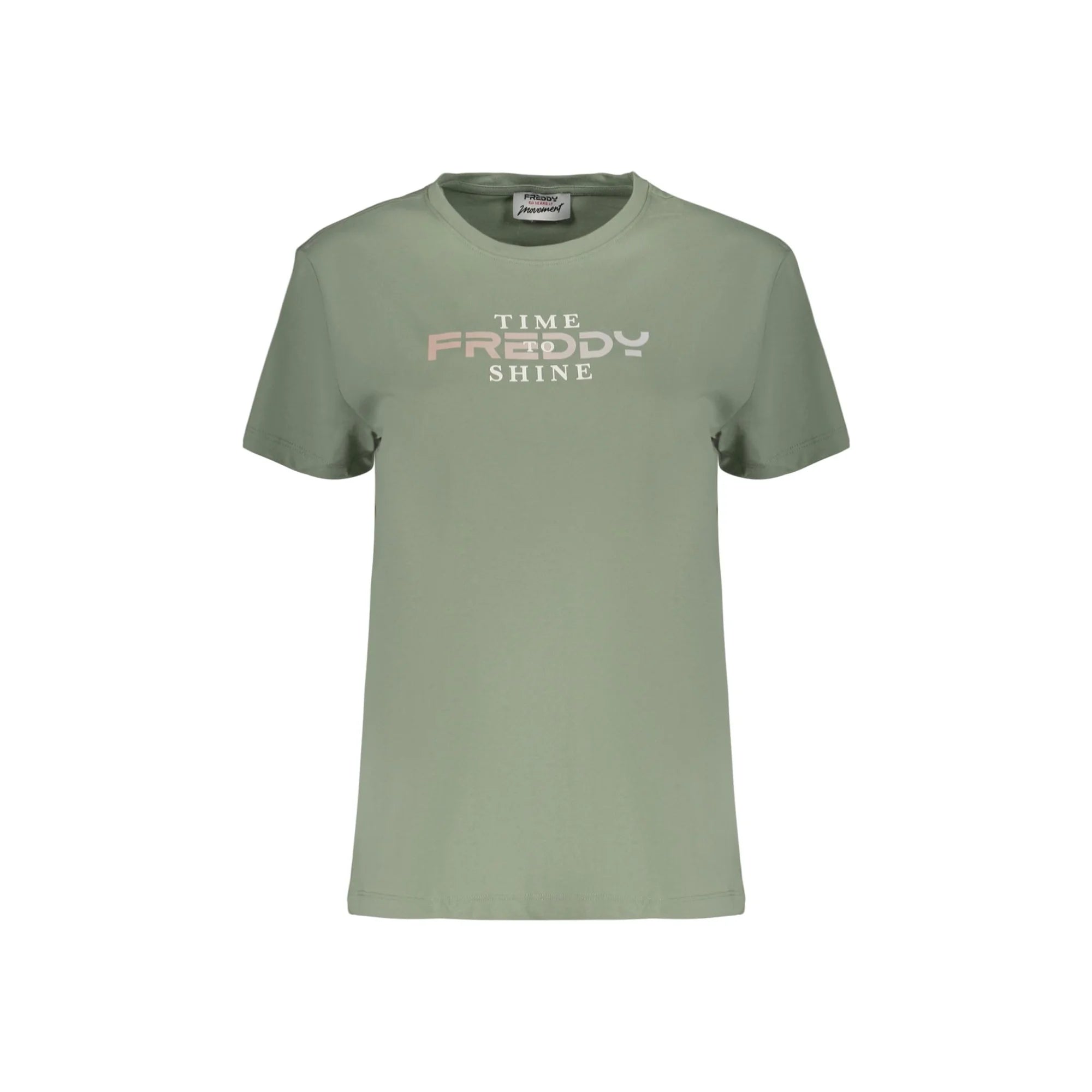 FREDDY T-SHIRT MANICHE CORTE DONNA VERDE