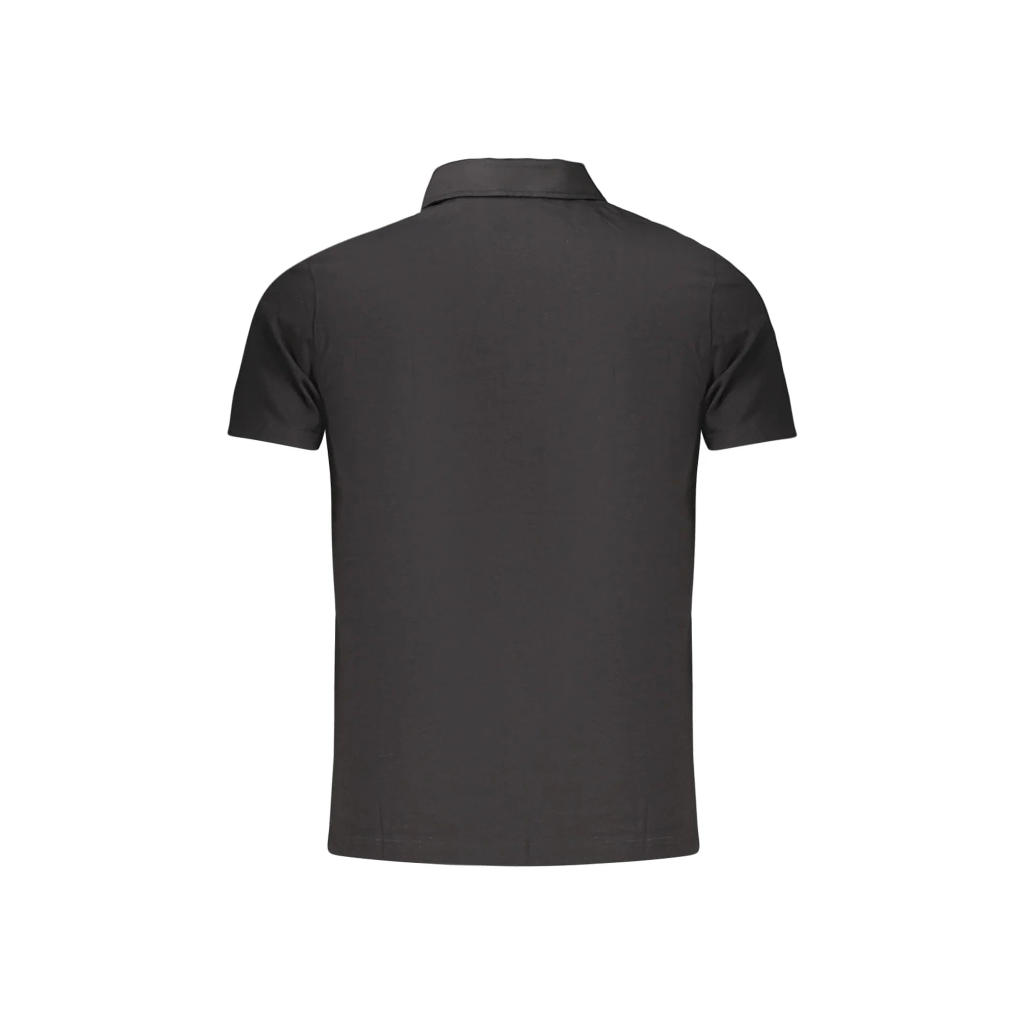 GUESS JEANS POLO MANICHE CORTE UOMO NERO