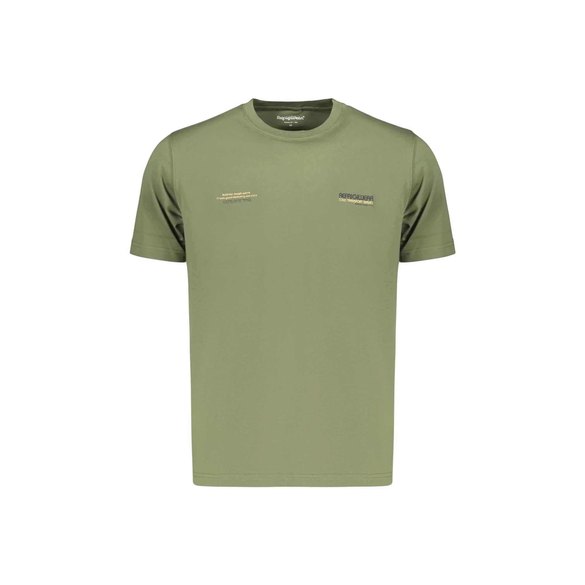 REFRIGIWEAR T-SHIRT MANICHE CORTE UOMO VERDE