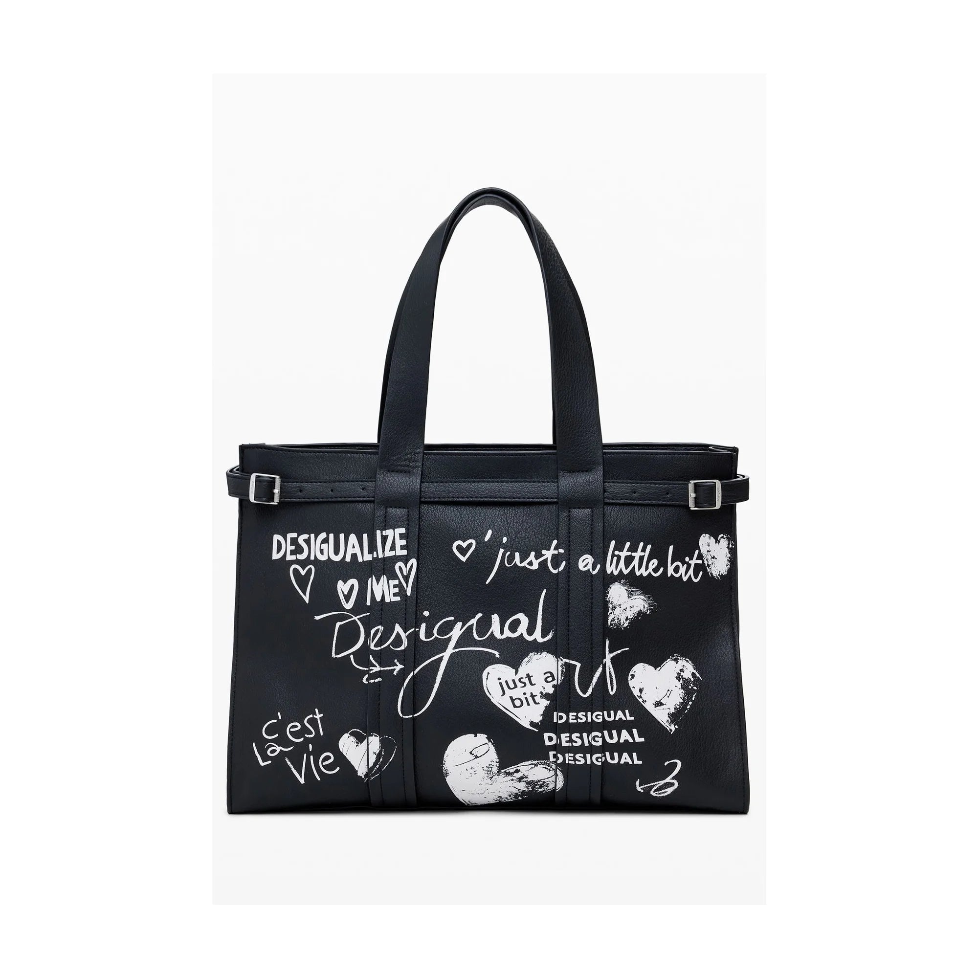 DESIGUAL BORSA DONNA NERO