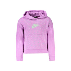 Nike Sweatshirt Manches Longues Unisexe Violet Imprimé Logo
