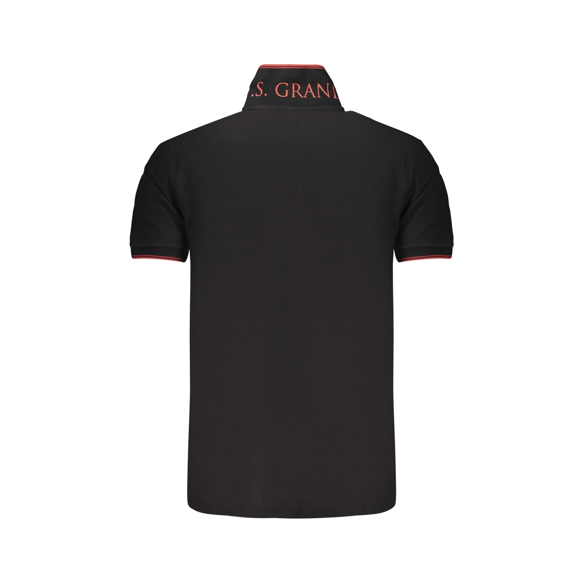 U.S. GRAND POLO MANICHE CORTE UOMO NERO