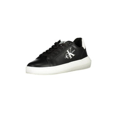 CALVIN KLEIN Scarpe Sneakers Uomo Nere con Dettagli a Contrasto e Logo