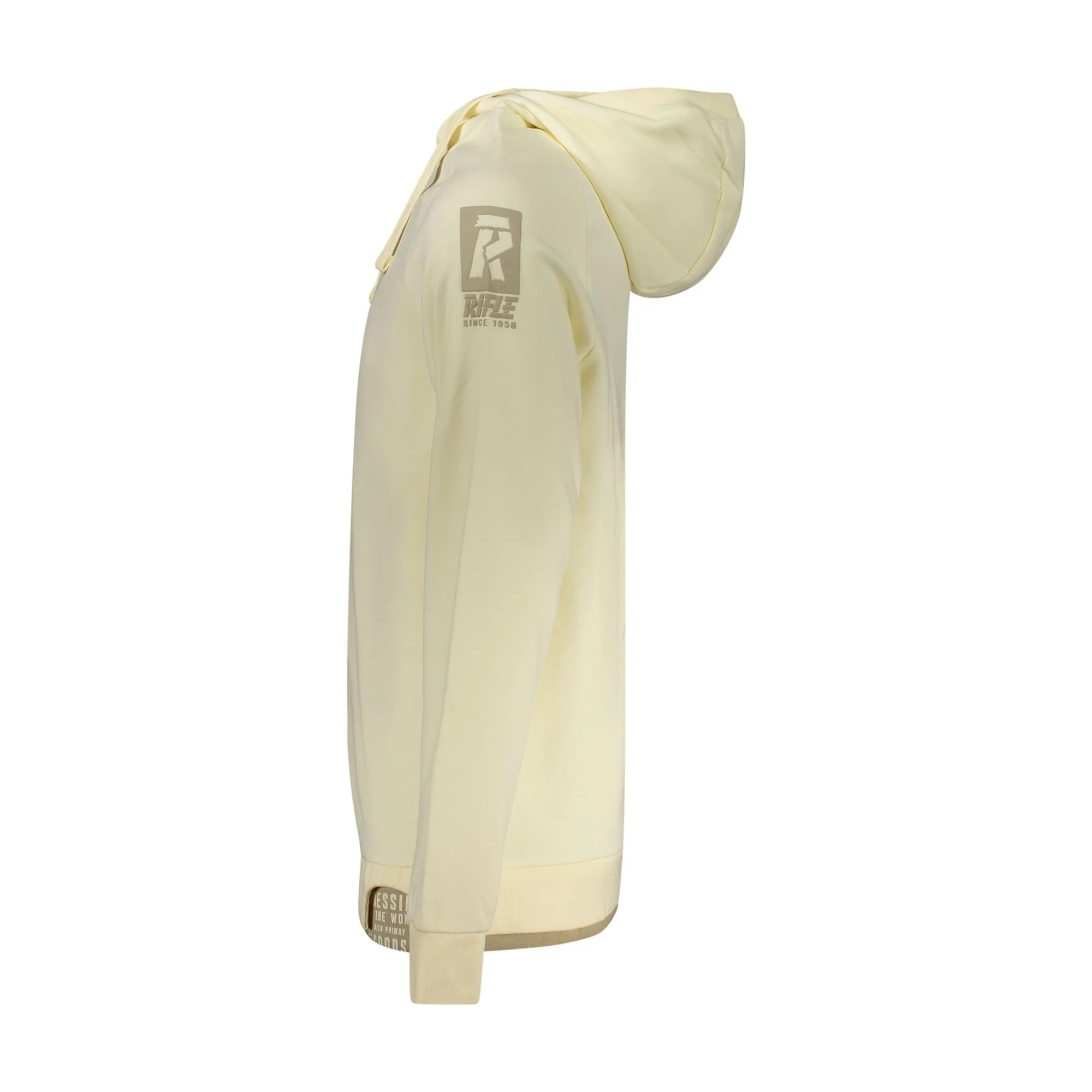 RIFLE FELPA SENZA ZIP UOMO BIANCO