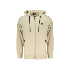 Norway 1963 Sudadera de Manga Larga con Cremallera Hombre Beige Logo