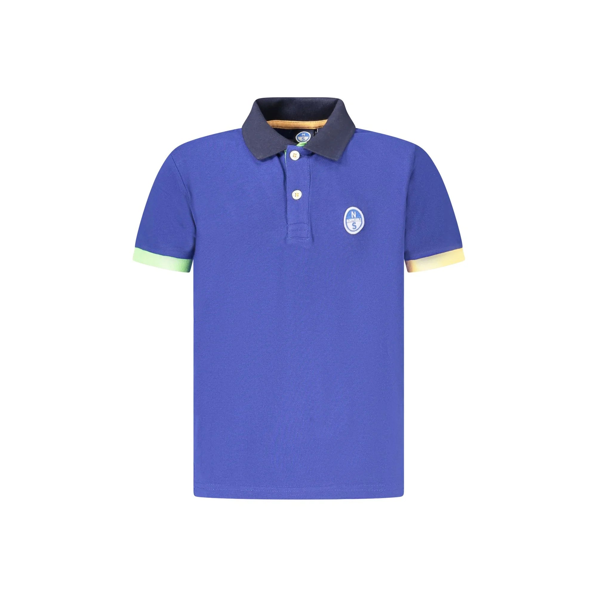 North Sails Polo Maniche Corte Bambino Blu Logo - foto prodotto