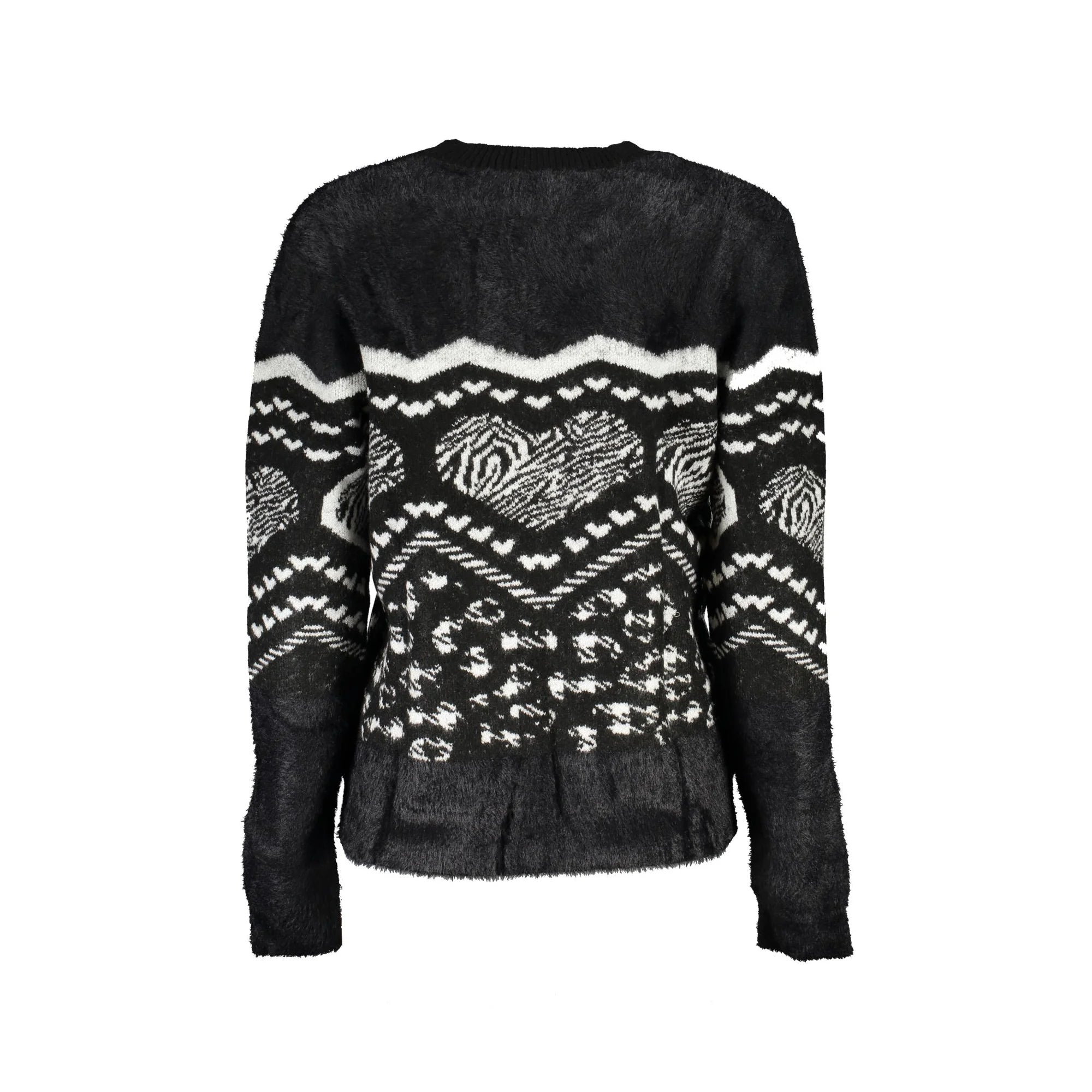 DESIGUAL MAGLIONE DONNA NERO