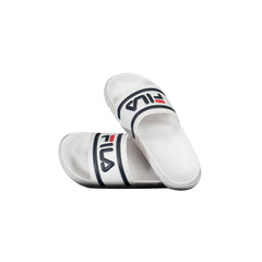 FILA Ciabatte Donna Bianche Morro Bay con Logo a Contrasto