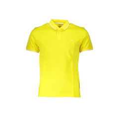 Harmont & Blaine Polo Krátký Rukáv Muži Žlutá Výšivka Logo