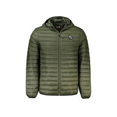 Cavalli Class Veste Homme Verte à Capuche et Doublure Légère