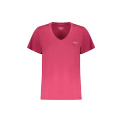 Pepe Jeans T-Shirt Μανίκια Κοντά Γυναίκα Ροζ Εκτύπωση Λογότυπο