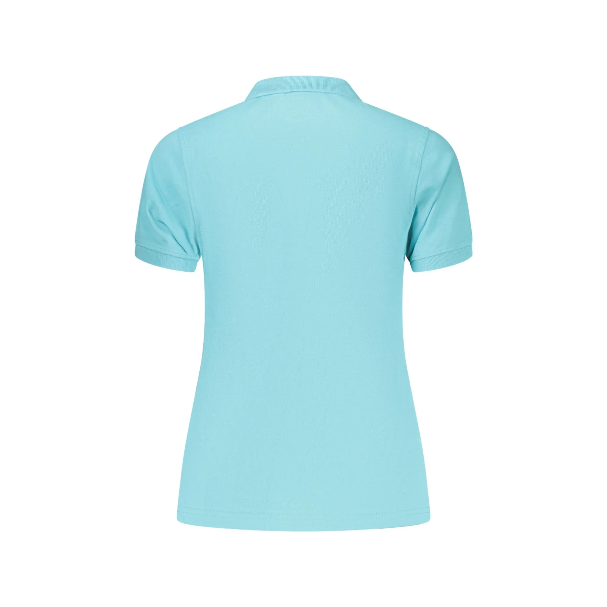 NORWAY 1963 POLO MANICHE CORTE DONNA AZZURRO
