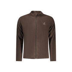 U.S. Grand Felpa Uomo Marrone Zip Pile Ricamo Logo