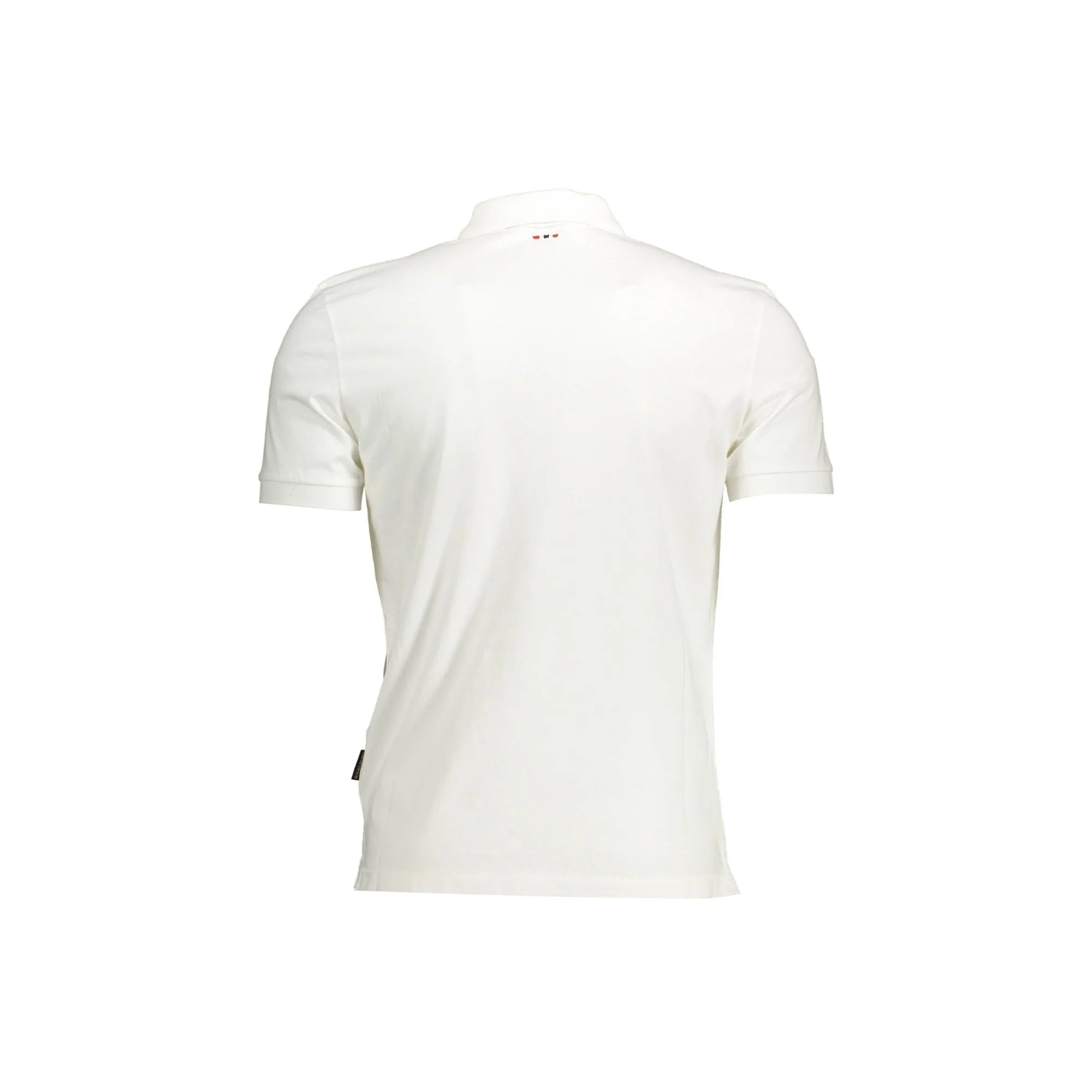 Napapijri Polo Maniche Corte Uomo Bianca Stampa/Ricamo/Logo bianco - vista 2
