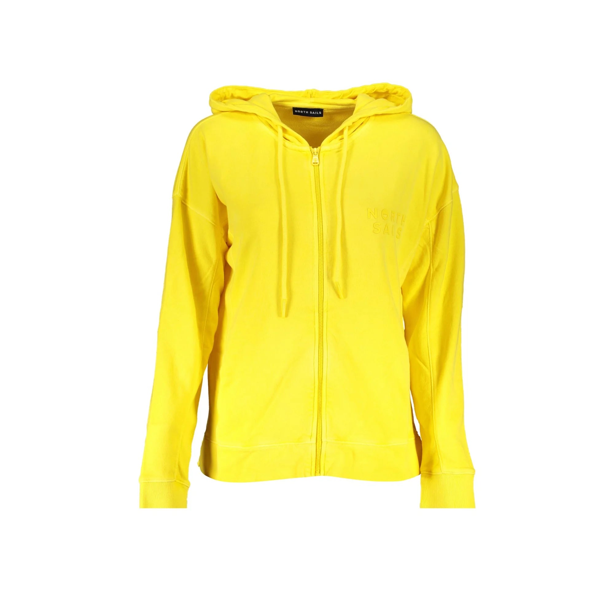 NORTH SAILS FELPA CON ZIP DONNA GIALLO