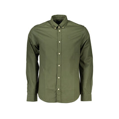 North Sails Camicia Maniche Lunghe Uomo Verde Ricamo
