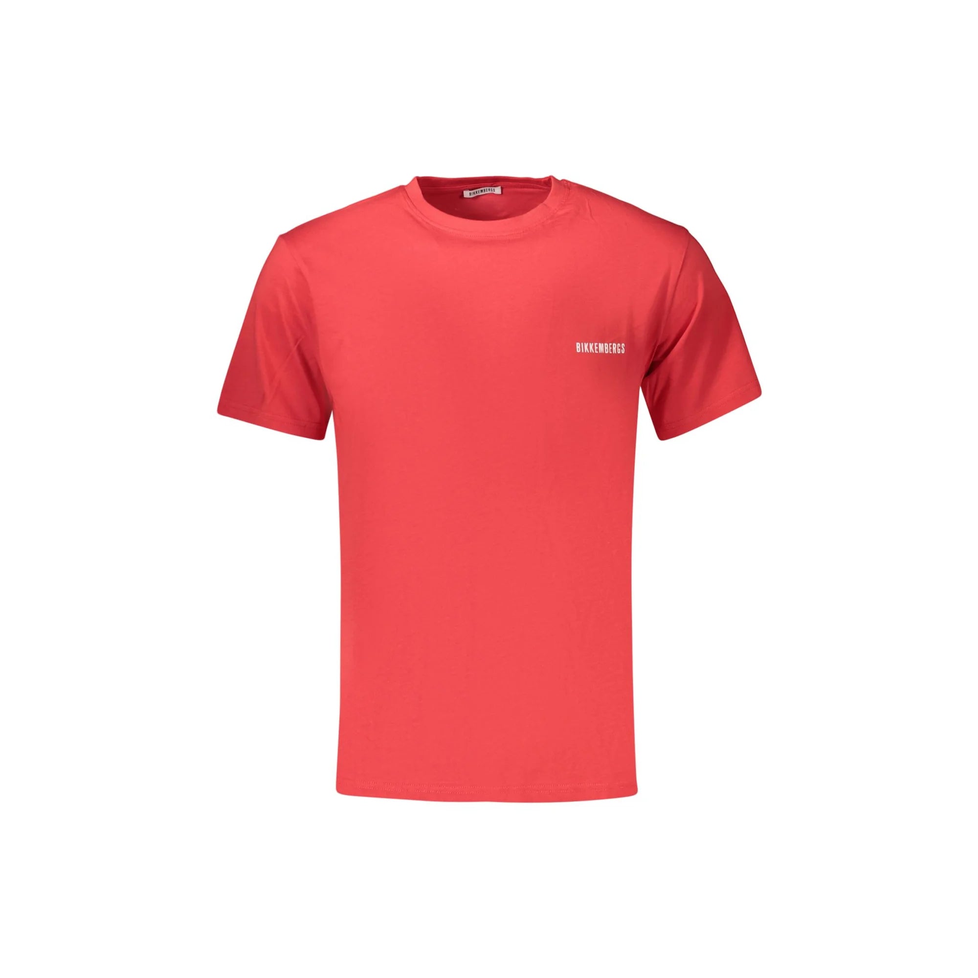 BIKKEMBERGS T-SHIRT MANICHE CORTE UOMO ROSSO