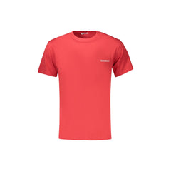 Bikkembergs T-Shirt Manga Curta Homem Vermelha Estampa Logo